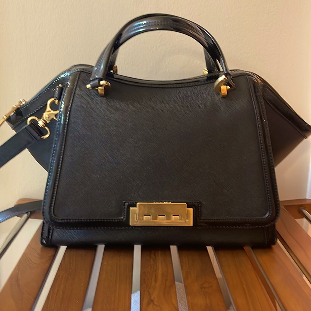 Zac Posen leather large handbag